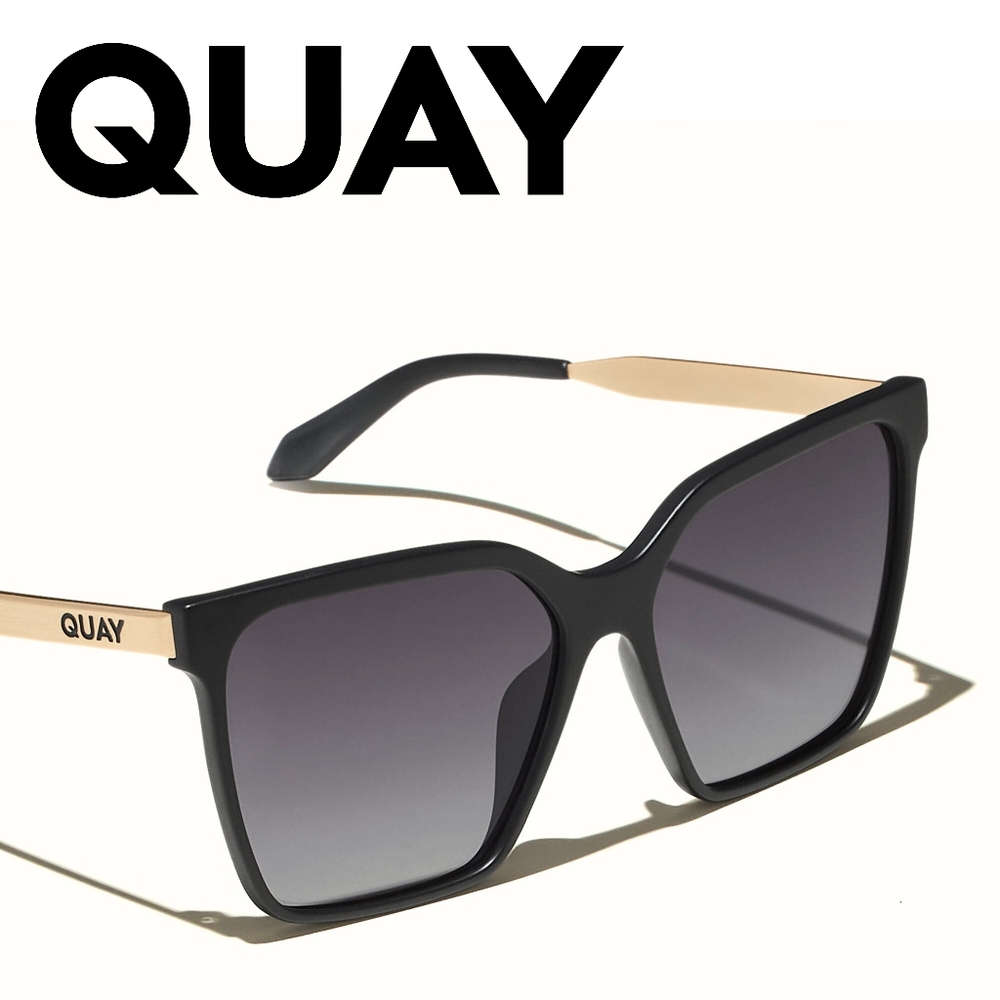 QUAY AUSTRALIA 🖤 Level Up Remixed- Matte Black/Smoke Polarized - Picture 6 of 10